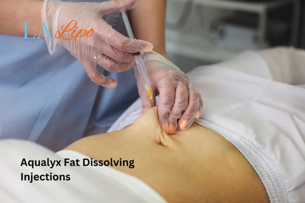 woman having fat dissolving injections Bishop's Stortford in the stomach