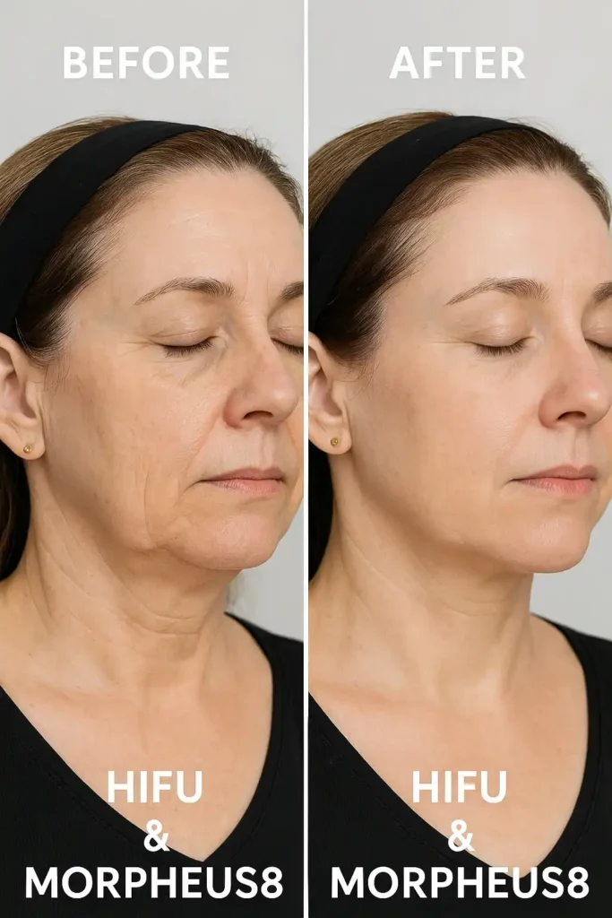 HIFU & Morpheus8 treatment results Bishop's Stortford - book in today!
