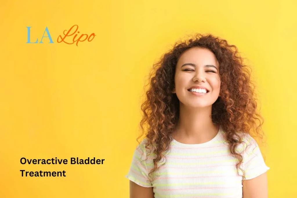 woman smiling about overactive bladder treatment Bishop's Stortford solutions
