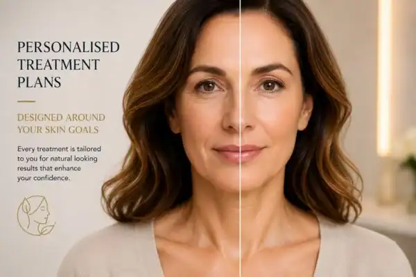 Before and after results of Collagen Lift Therapy Bishop's Stortford
